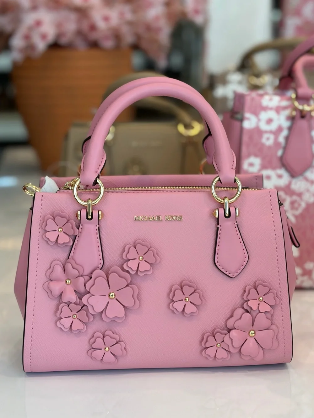 MICHAEL KORS  Marilyn Small Embellished Satchel